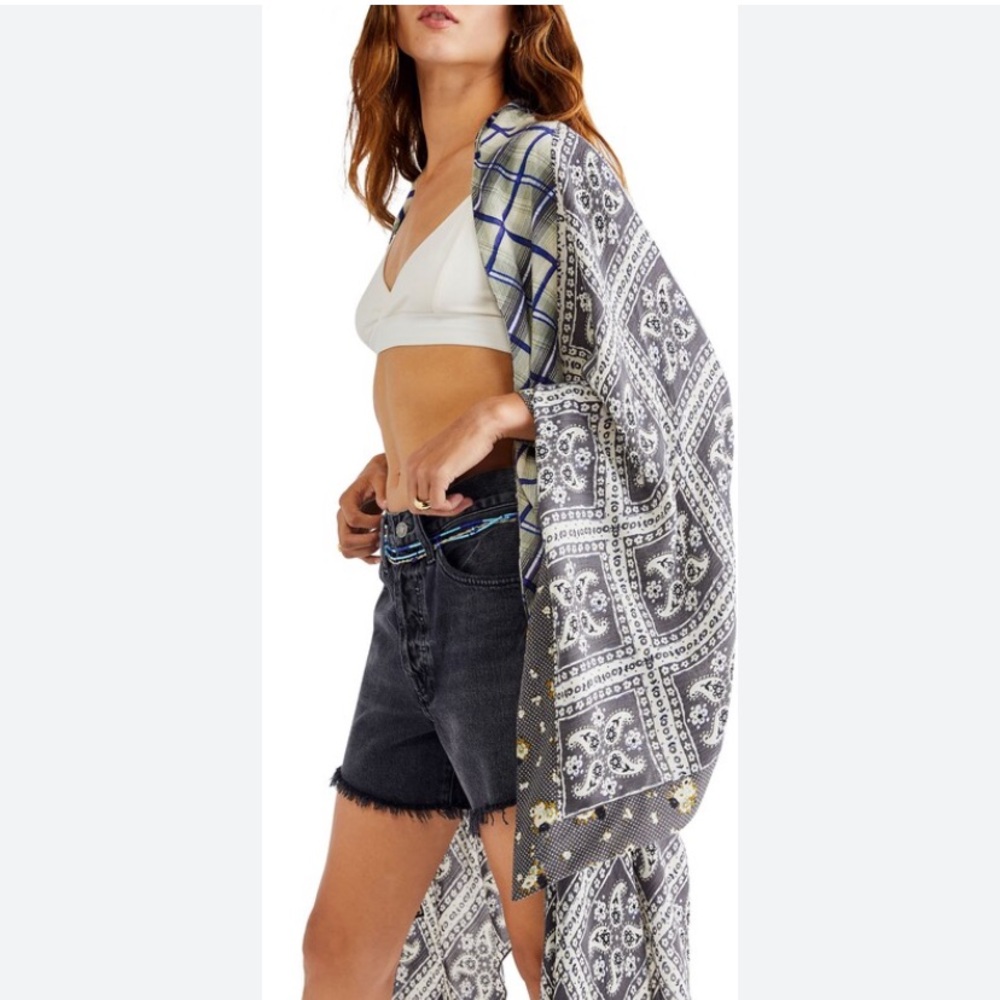 Free People American Pie Patchwork Duster